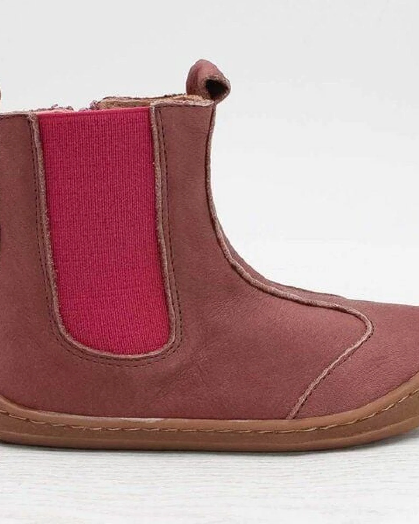 Pololo Barfuß-Chelseaboot aus pflanzlich gegerbtem Leder, unisex, Gr. 24-34 – Ansicht 3