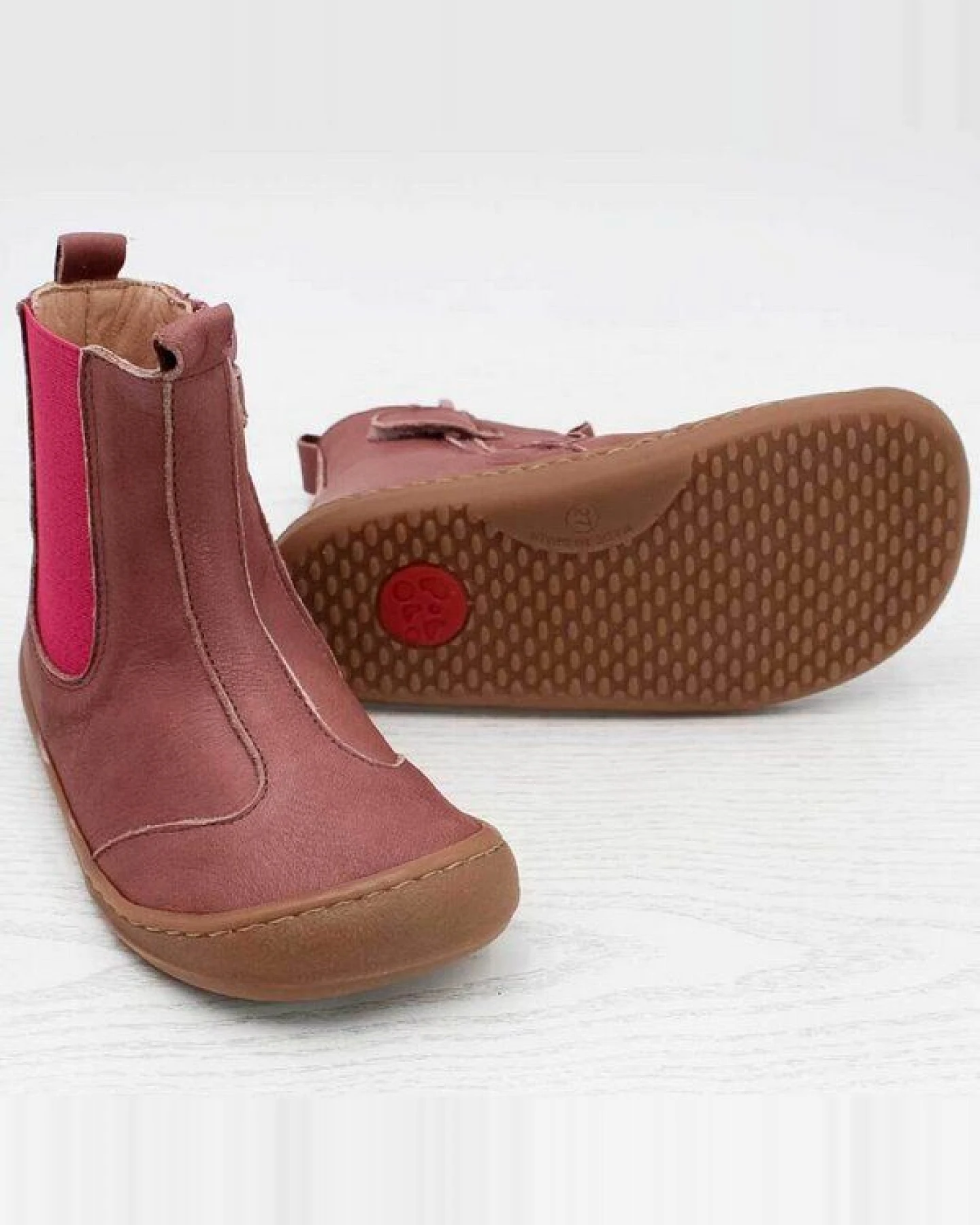 Pololo Barfuß-Chelseaboot aus pflanzlich gegerbtem Leder, unisex, Gr. 24-34 – Ansicht 2