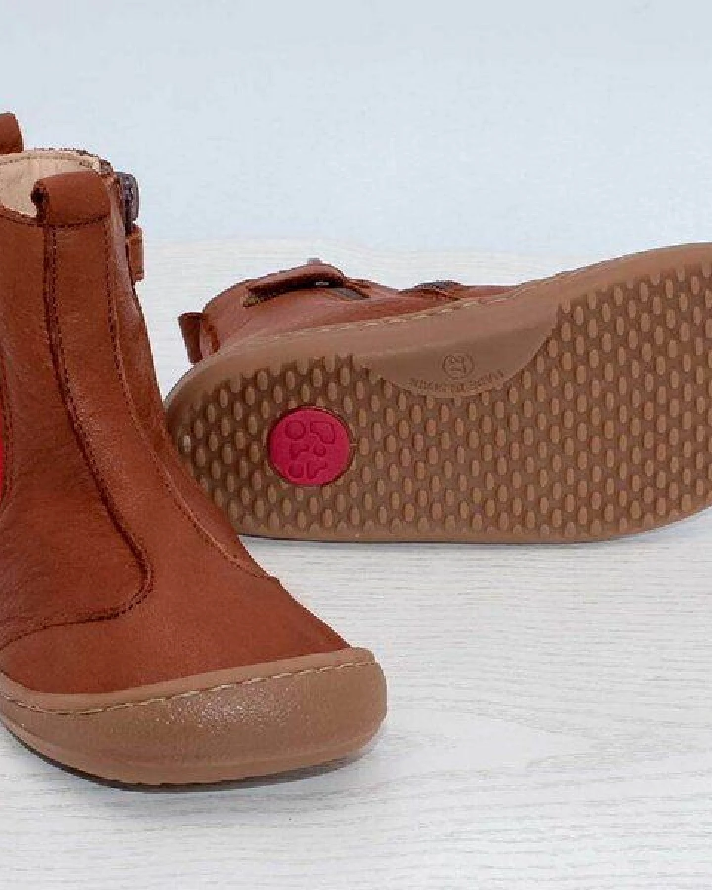 Pololo Barfuß-Chelseaboot aus pflanzlich gegerbtem Leder, unisex, Gr. 24-34 – Ansicht 2