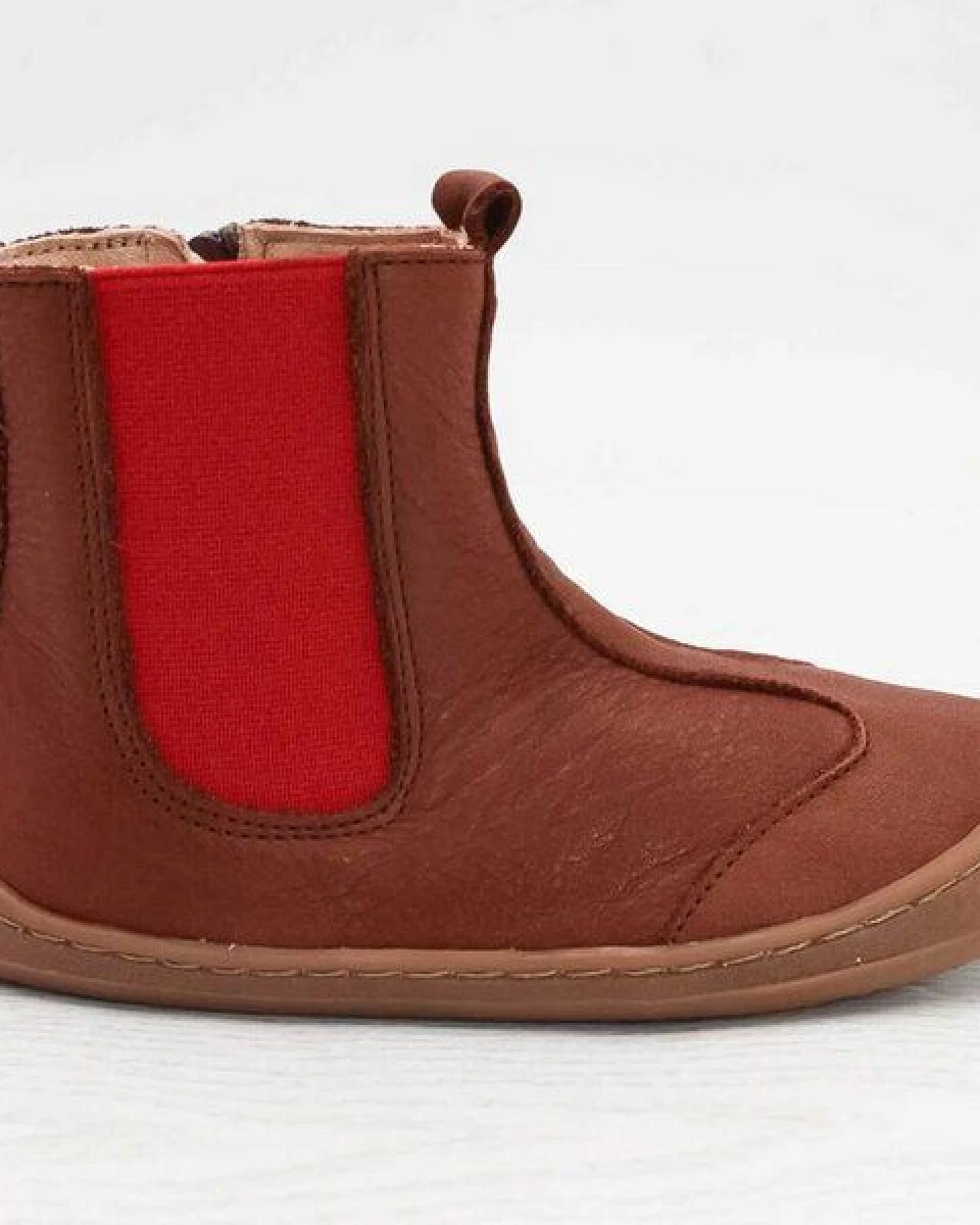 Pololo Barfuß-Chelseaboot aus pflanzlich gegerbtem Leder, unisex, Gr. 24-34 – Ansicht 3