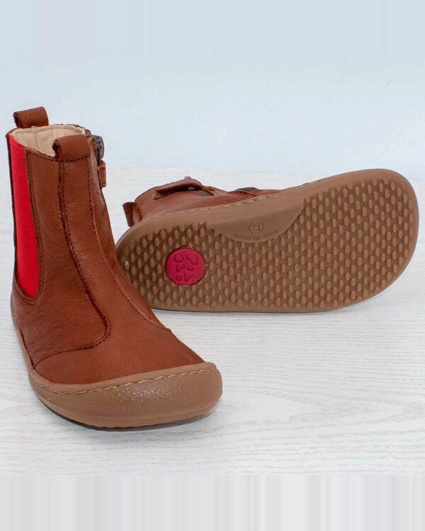 Pololo Barfuß-Chelseaboot aus pflanzlich gegerbtem Leder, unisex, Gr. 24-34 – Ansicht 2