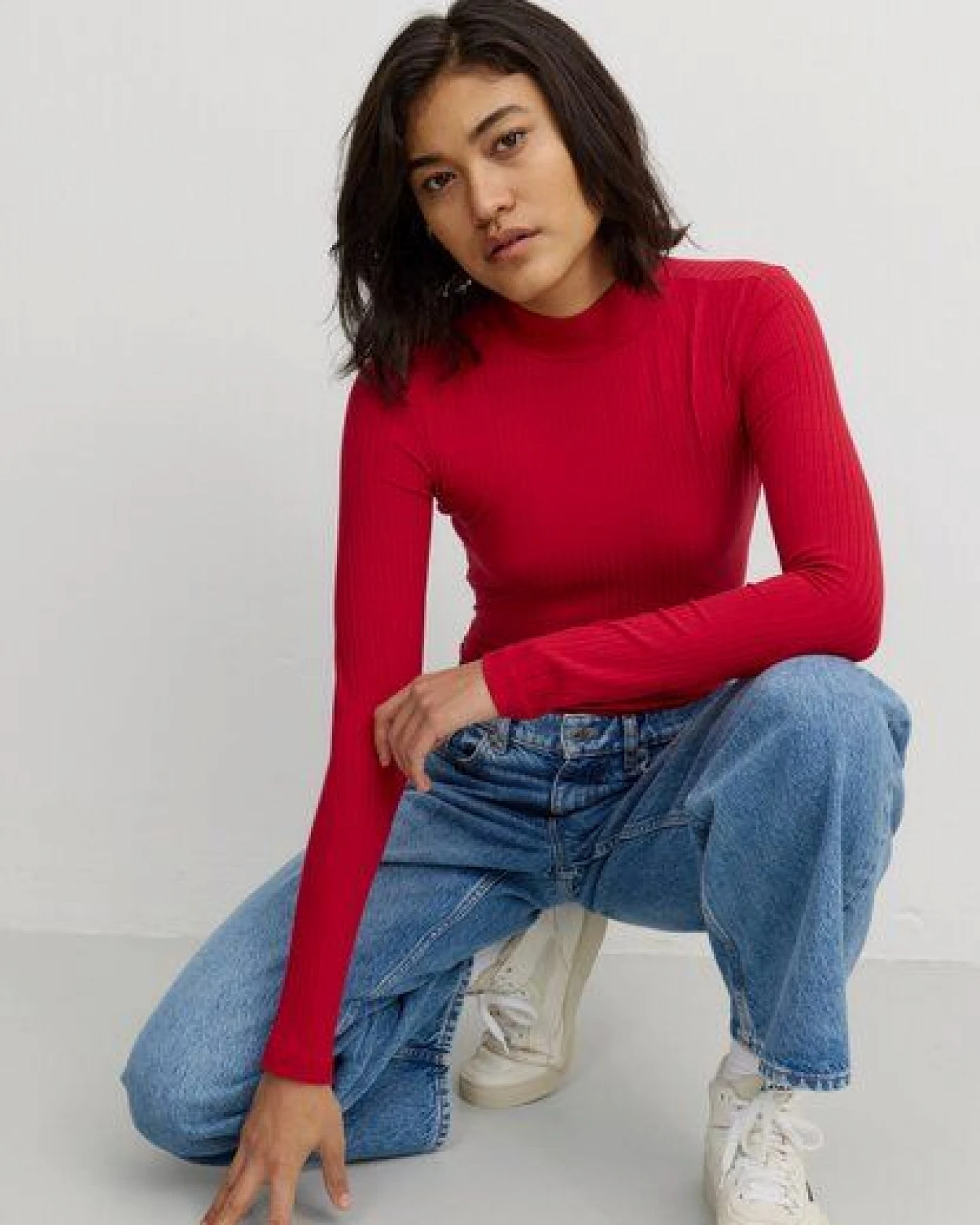 Damen Rib Longsleeve aus Lenzing ECOVERO Mix - CRASSULA - recolution – Ansicht 2