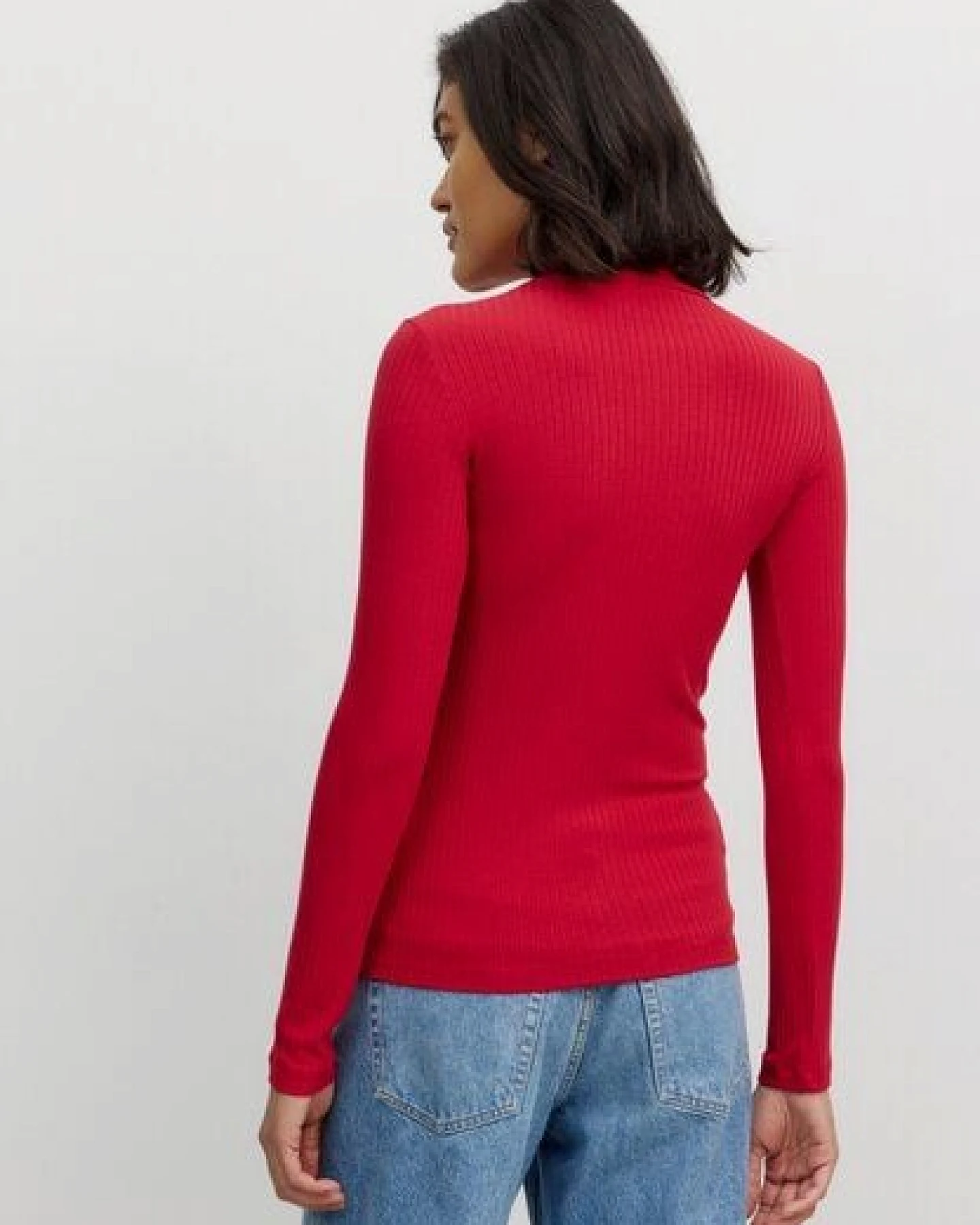 Damen Rib Longsleeve aus Lenzing ECOVERO Mix - CRASSULA - recolution – Ansicht 4