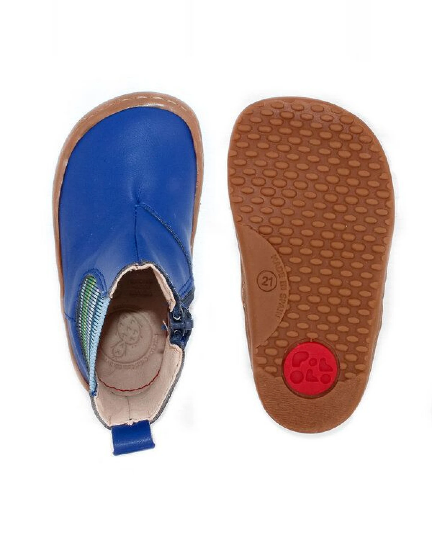 Pololo Barfuß-Chelseaboot aus Kaktus-Lederimitat (vegan), unisex, Gr. 24-34 – Ansicht 3