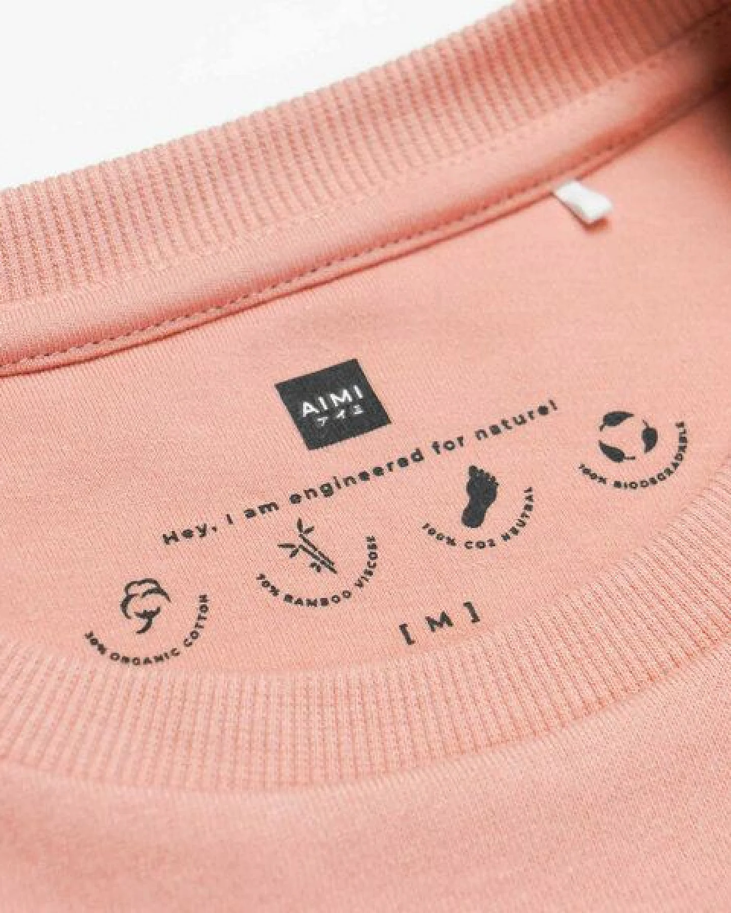 AIMI Unisex Sweater - „Binary“ - Rundhals aus weichem American Fleece – Ansicht 2