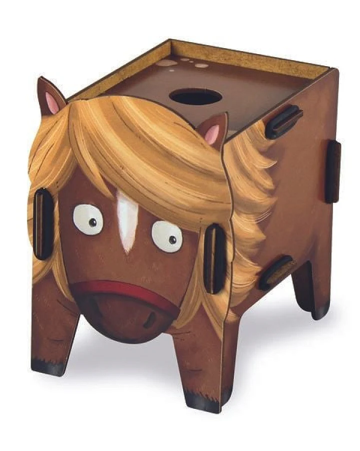 WERKHAUS Spardose Vierbeiner - Pony aus Holz