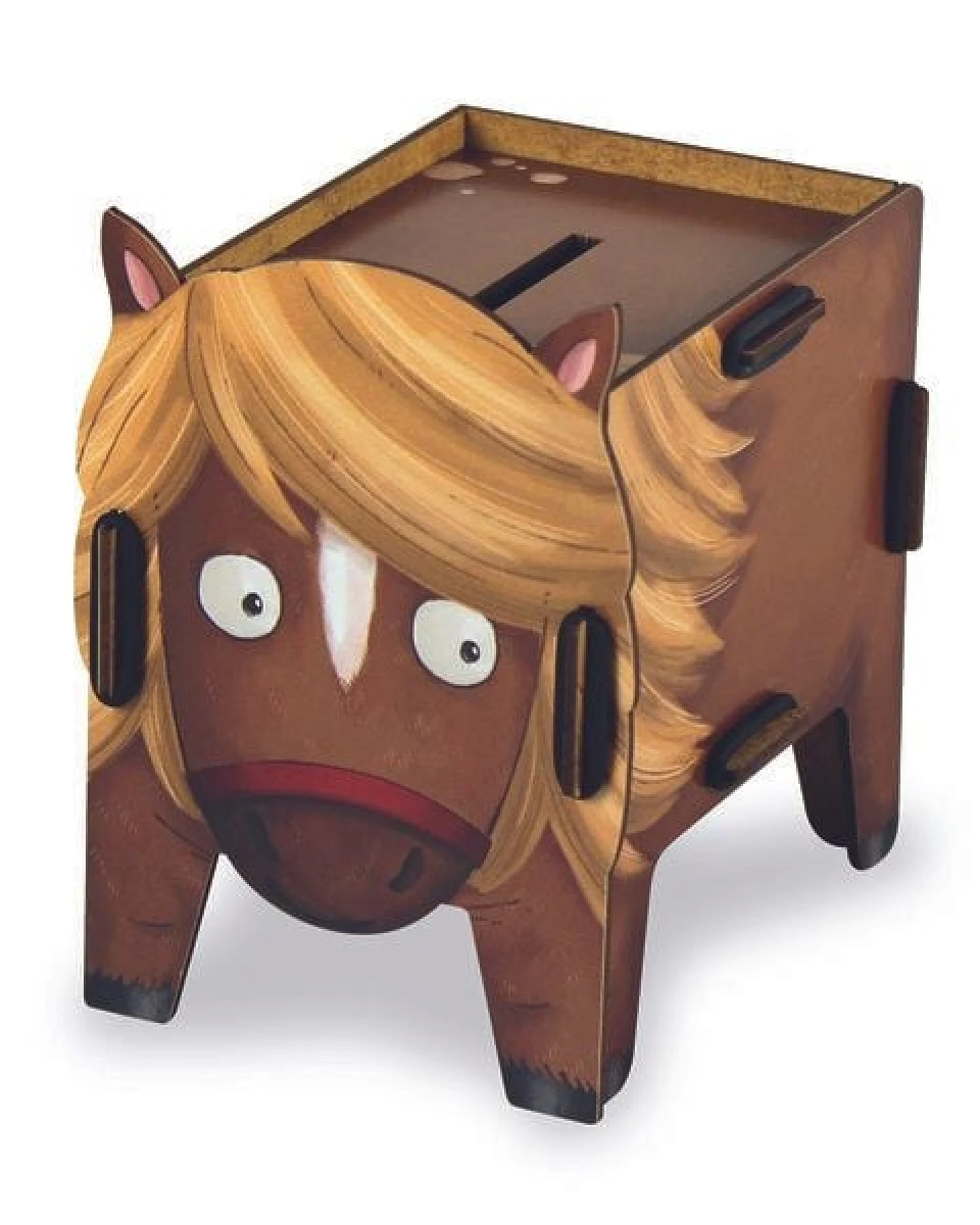 WERKHAUS Spardose Vierbeiner - Pony aus Holz – Ansicht 3