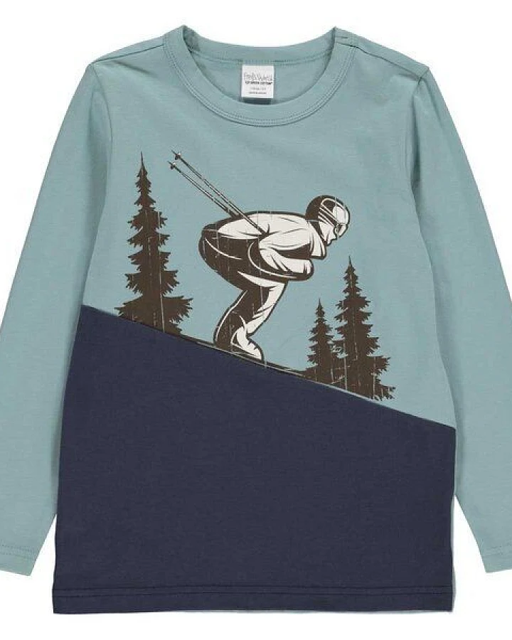 Fred's World by Green Cotton "Green Cotton" T-Shirt "Ski"