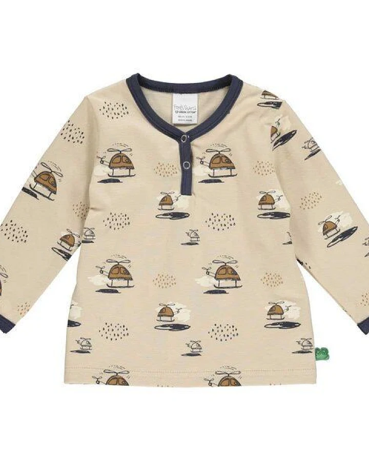 Fred's World by Green Cotton "Green Cotton" T-Shirt "Helicopter"
