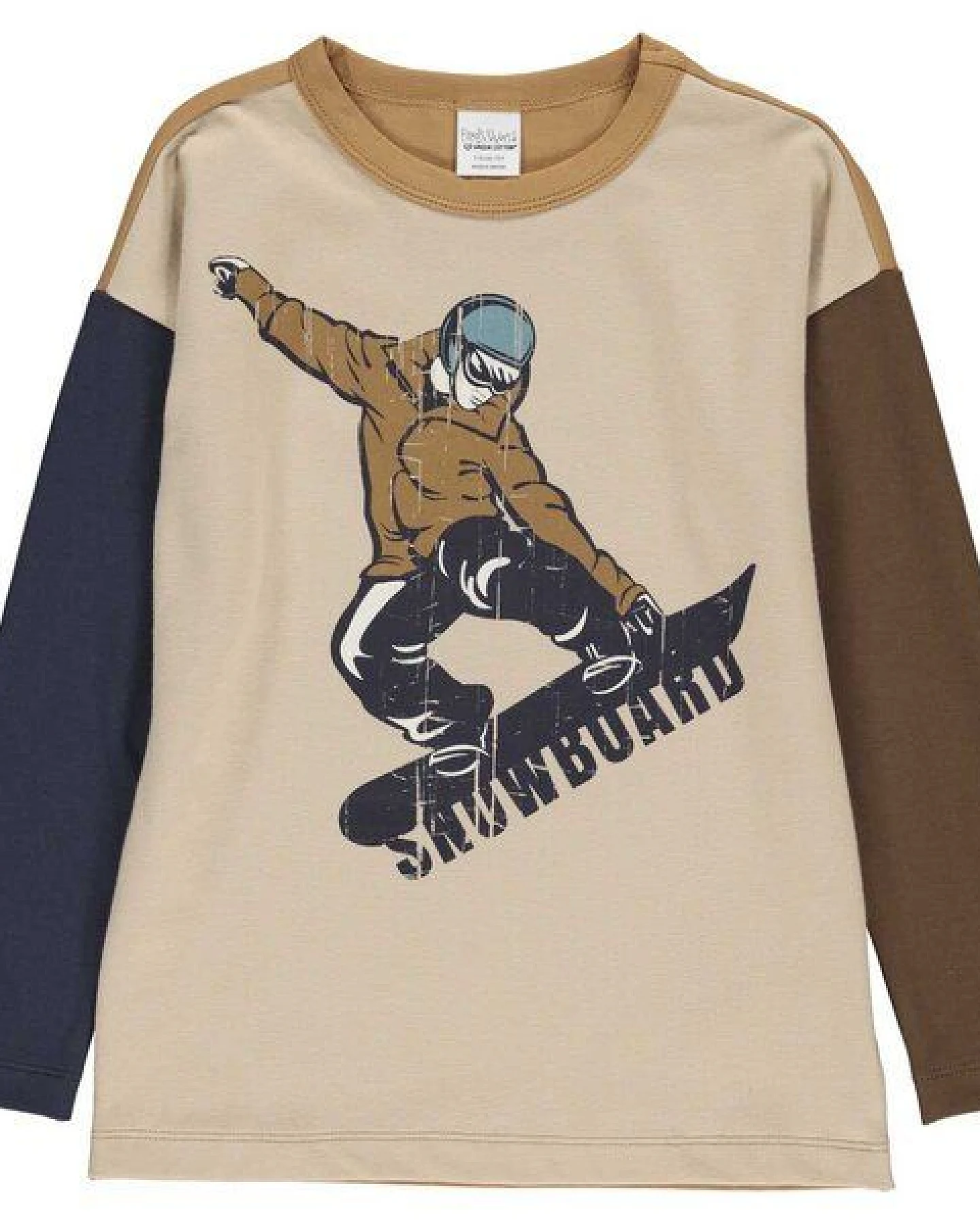 Fred's World by Green Cotton "Green Cotton" T-Shirt "Snowboard" – Ansicht 2