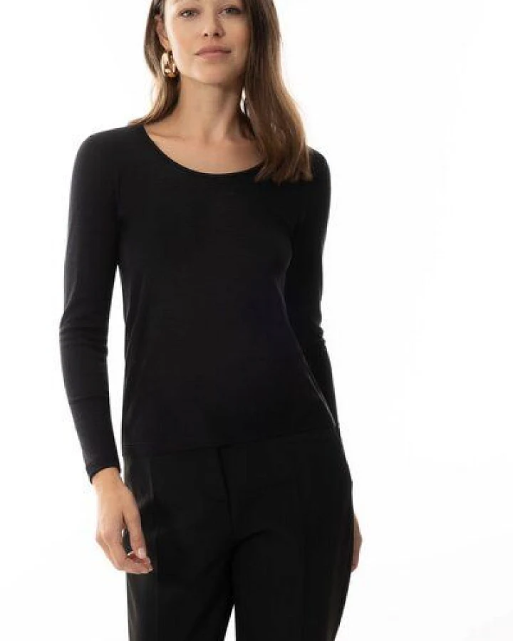 Mey Damen langarm Shirt aus Merinowolle Serie "Exquisite"