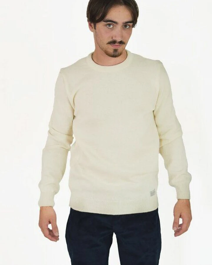 Aatise Rundhals Herrenpullover Zyclos aus recycelter Wolle