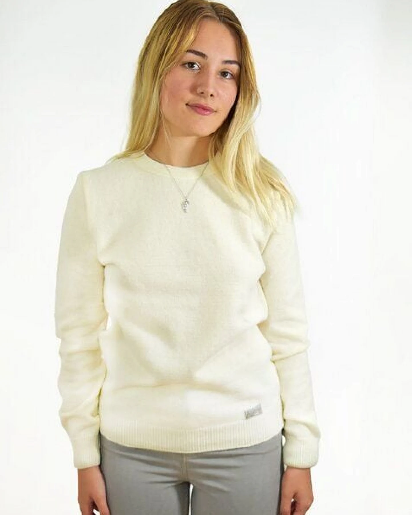 Aatise Zyclos Pullover, Rundhalsausschnitt, recycelter Wolle – Ansicht 4