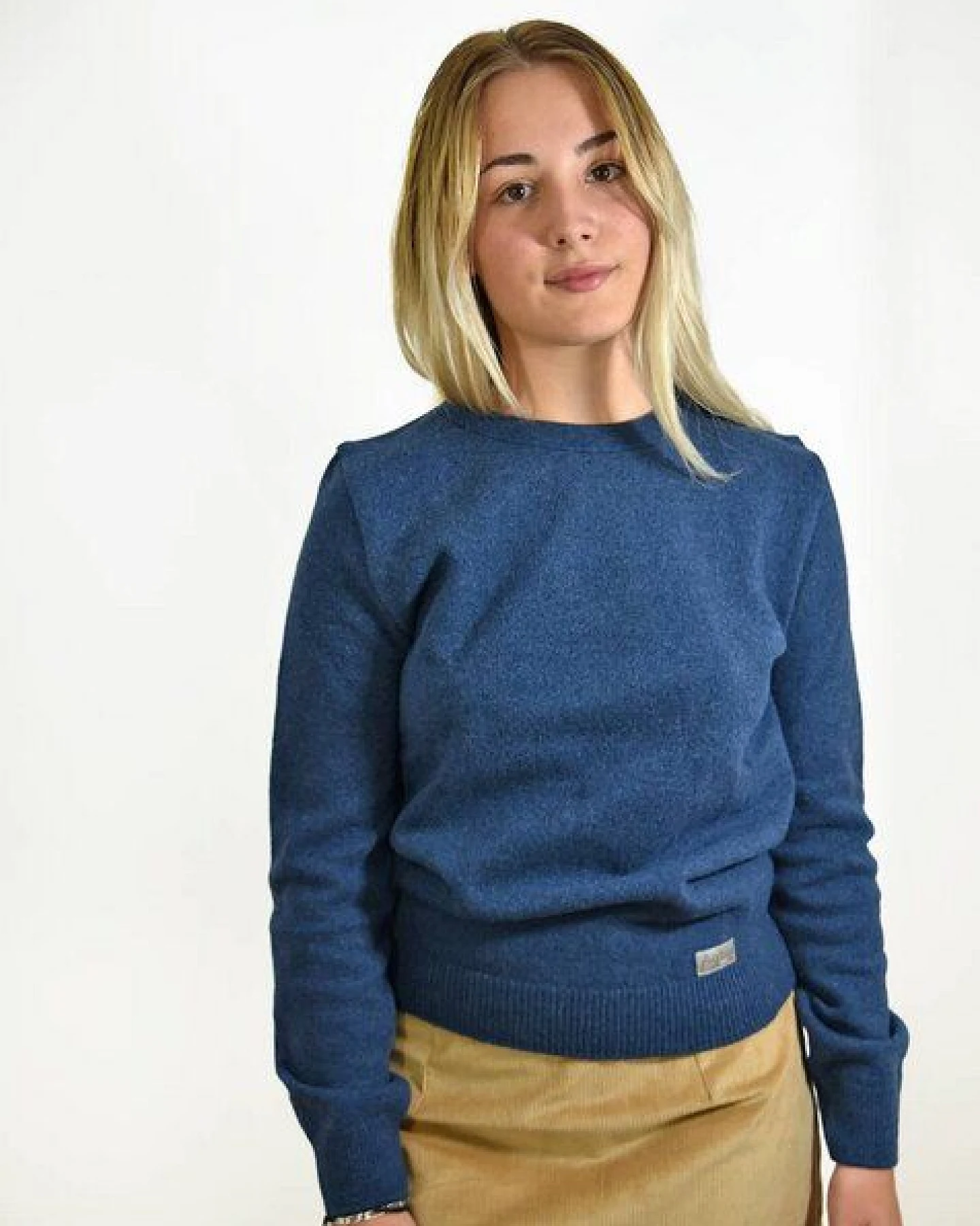 Aatise Zyclos Pullover, Rundhalsausschnitt, recycelter Wolle – Ansicht 2