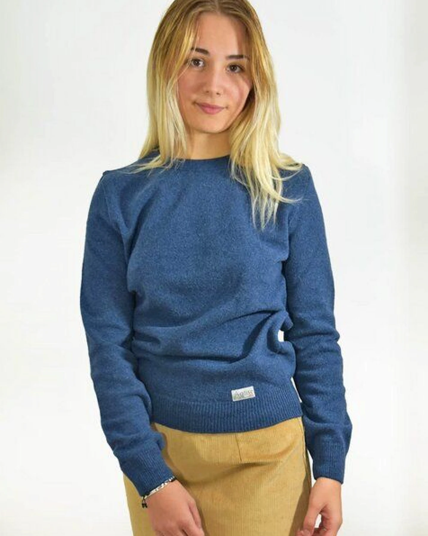 Aatise Zyclos Pullover, Rundhalsausschnitt, recycelter Wolle – Ansicht 3
