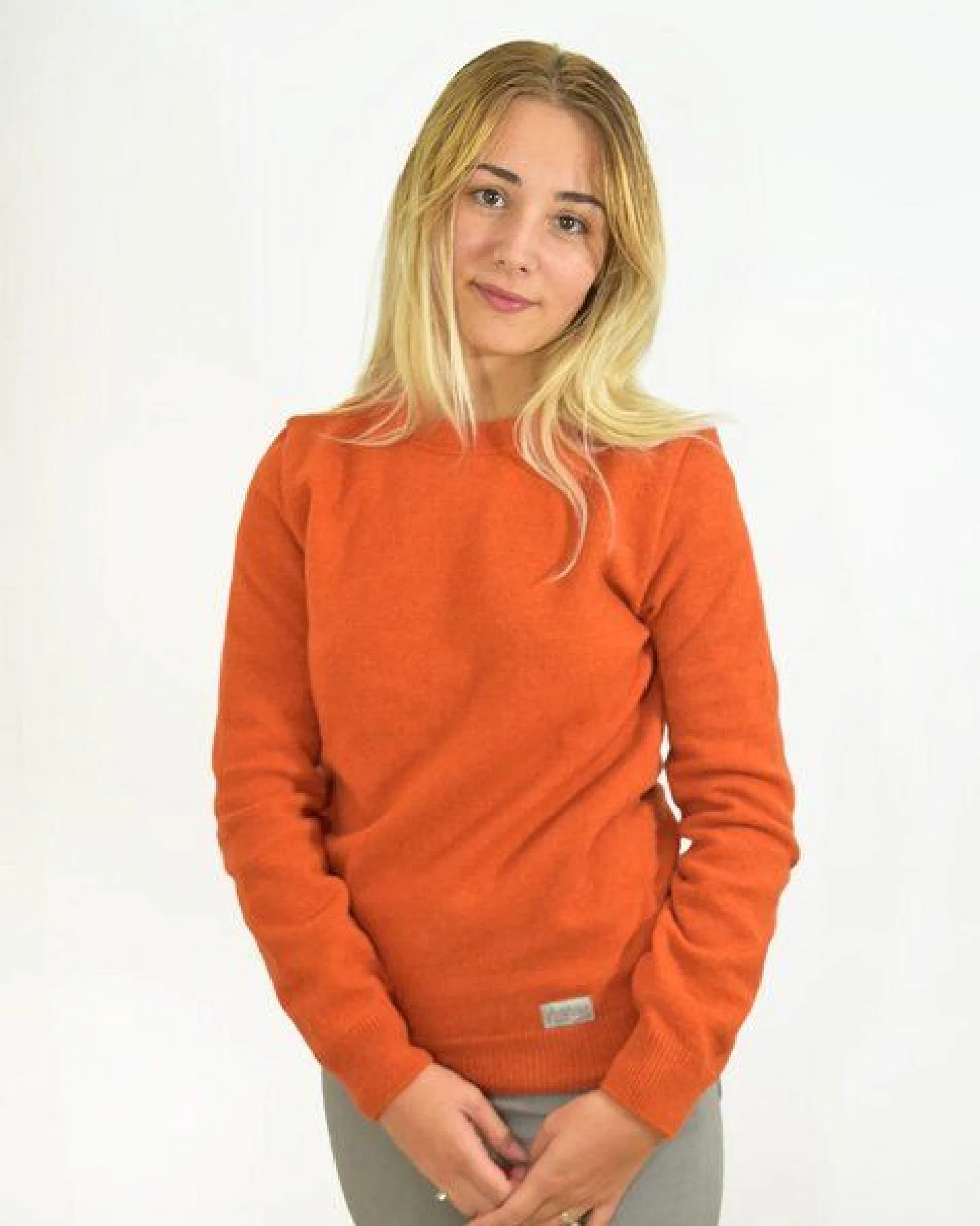 Aatise Zyclos Pullover, Rundhalsausschnitt, recycelter Wolle – Ansicht 3