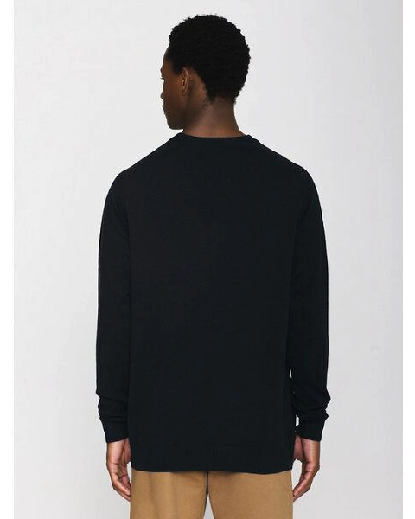 KnowledgeCotton Apparel Regular merino knit crew neck - aus Merino-Wolle – Ansicht 2