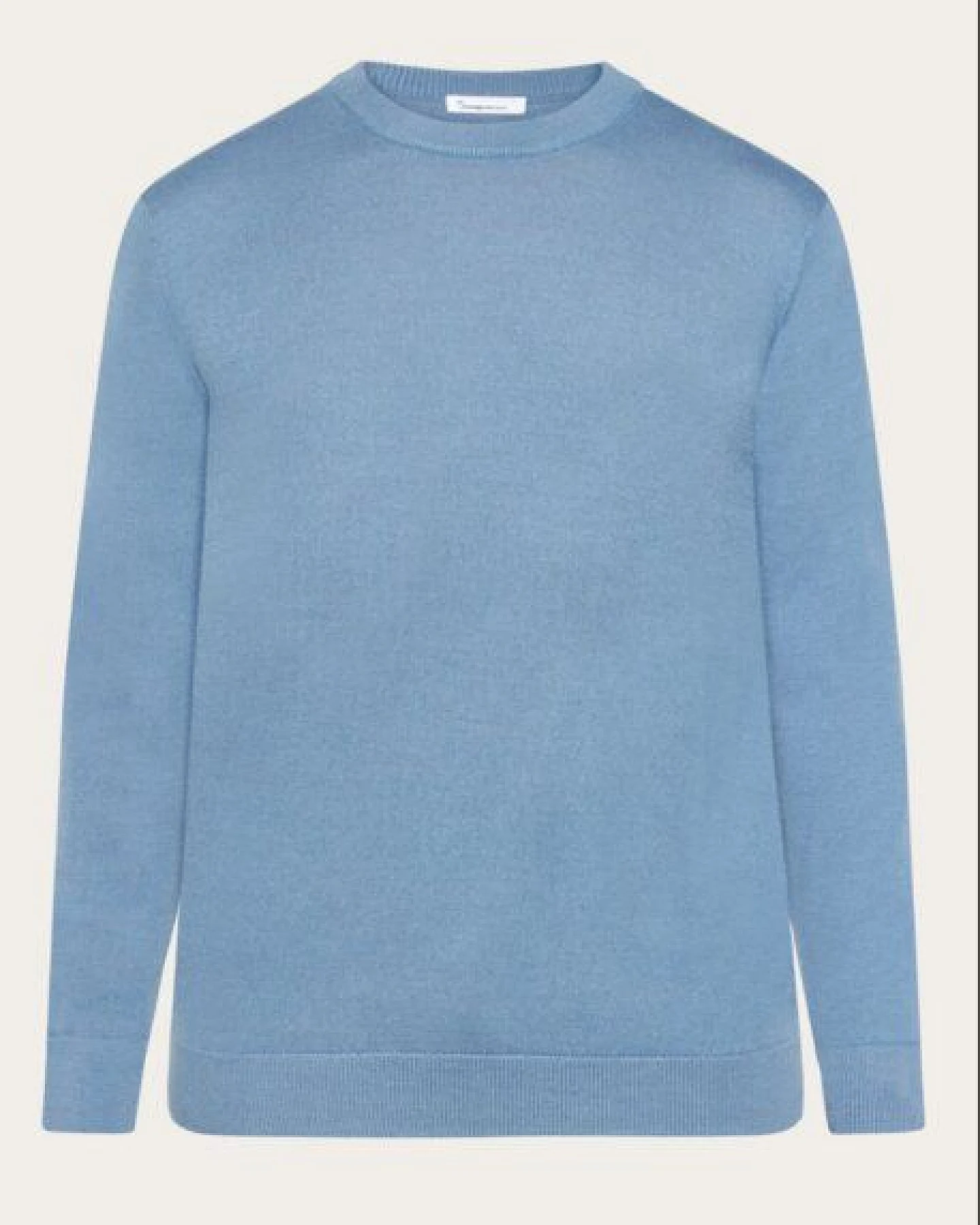 KnowledgeCotton Apparel Regular merino knit crew neck - aus Merino-Wolle – Ansicht 2