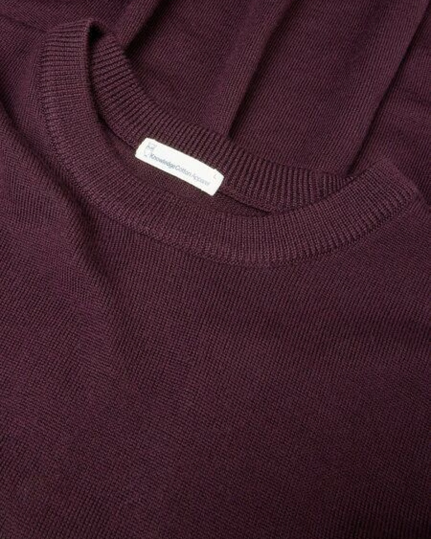 KnowledgeCotton Apparel Regular merino knit crew neck - aus Merino-Wolle – Ansicht 3