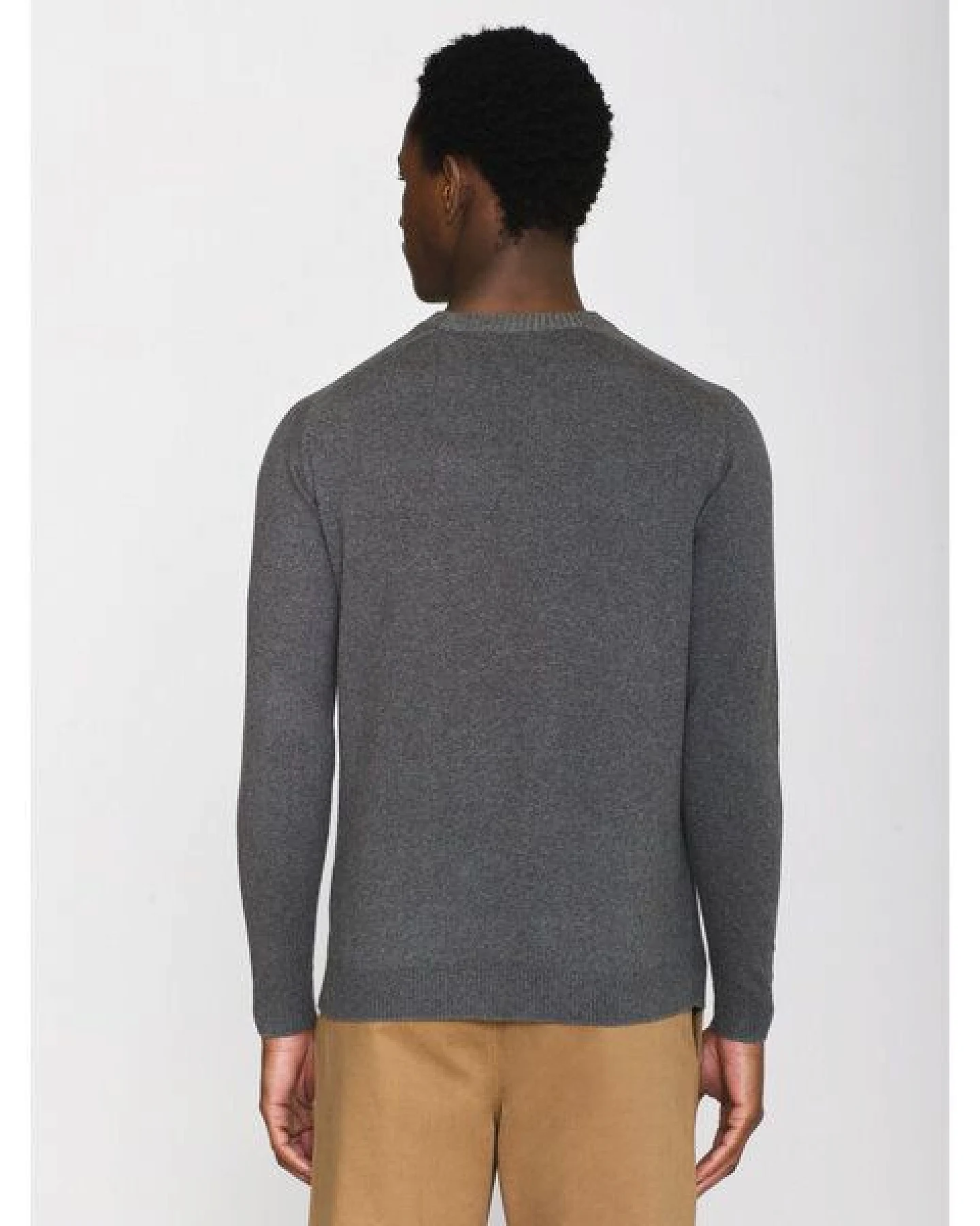 KnowledgeCotton Apparel Regular merino knit crew neck - aus Merino-Wolle – Ansicht 2