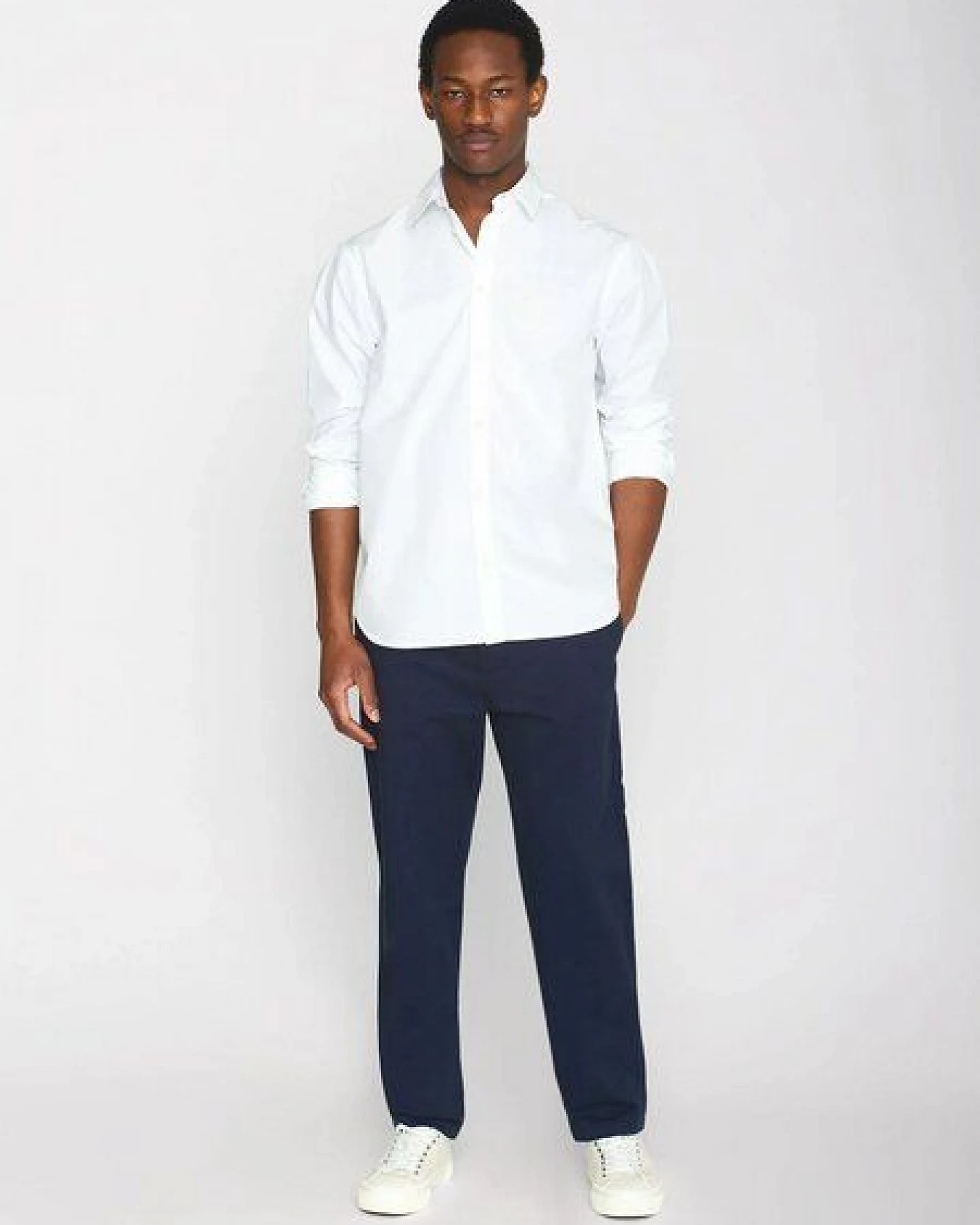 KnowledgeCotton Apparel Hemd - ALF regular crispy cotton shirt - aus Bio-Baumwolle – Ansicht 2