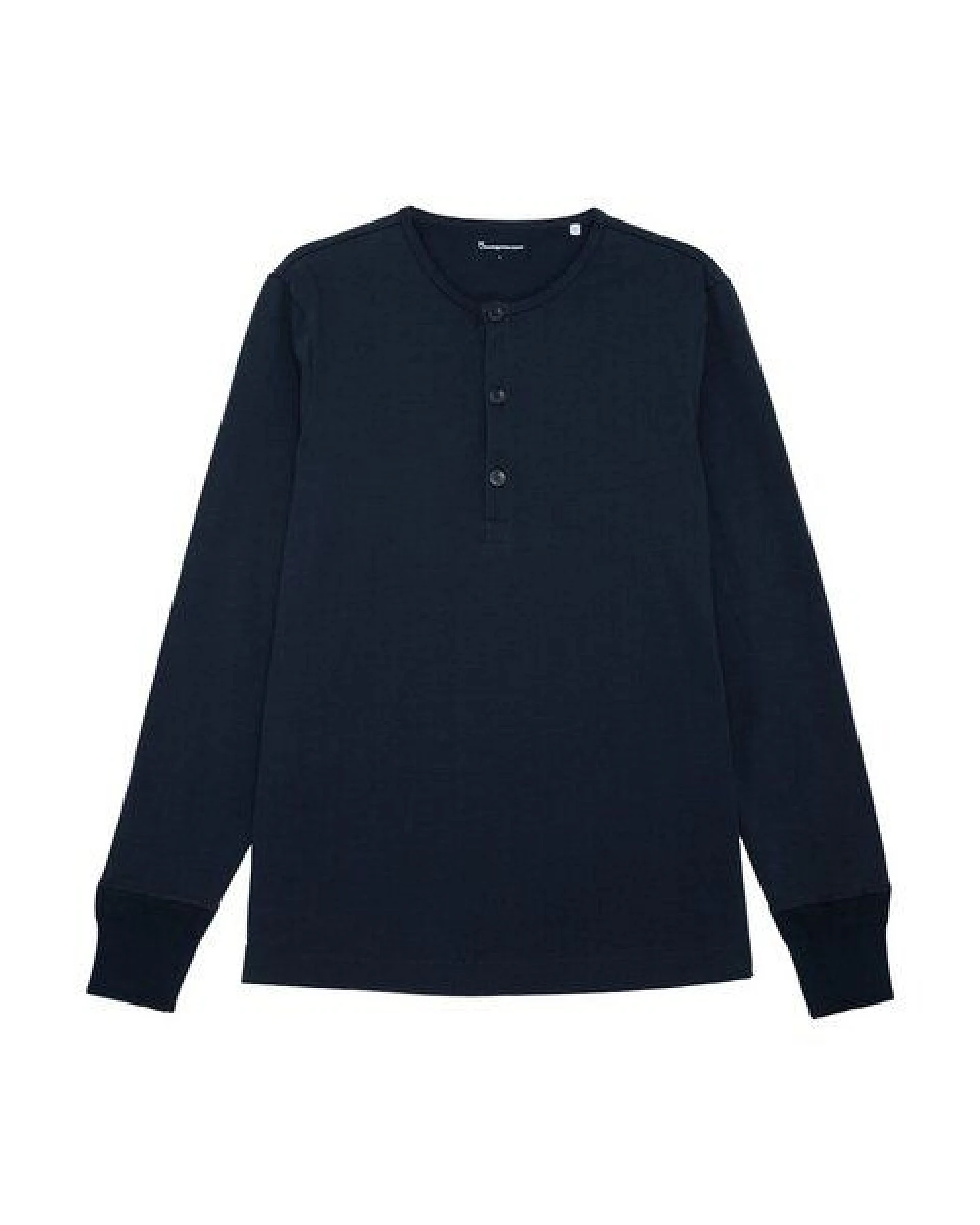 KnowledgeCotton Apparel Sweatshirt - BO long sleeve henley - aus Bio-Baumwolle – Ansicht 4