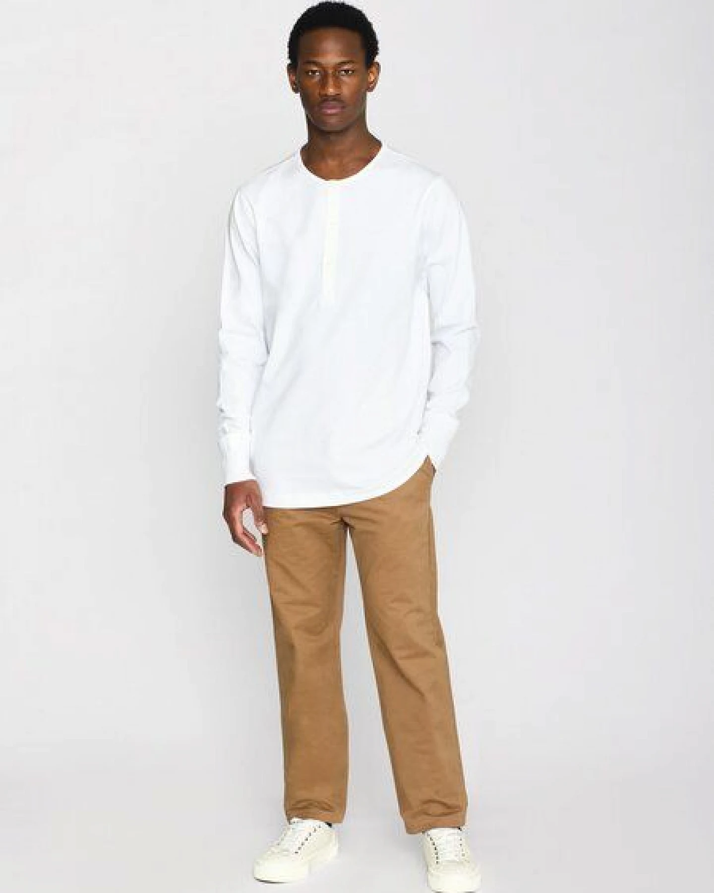 KnowledgeCotton Apparel Sweatshirt - BO long sleeve henley - aus Bio-Baumwolle – Ansicht 3