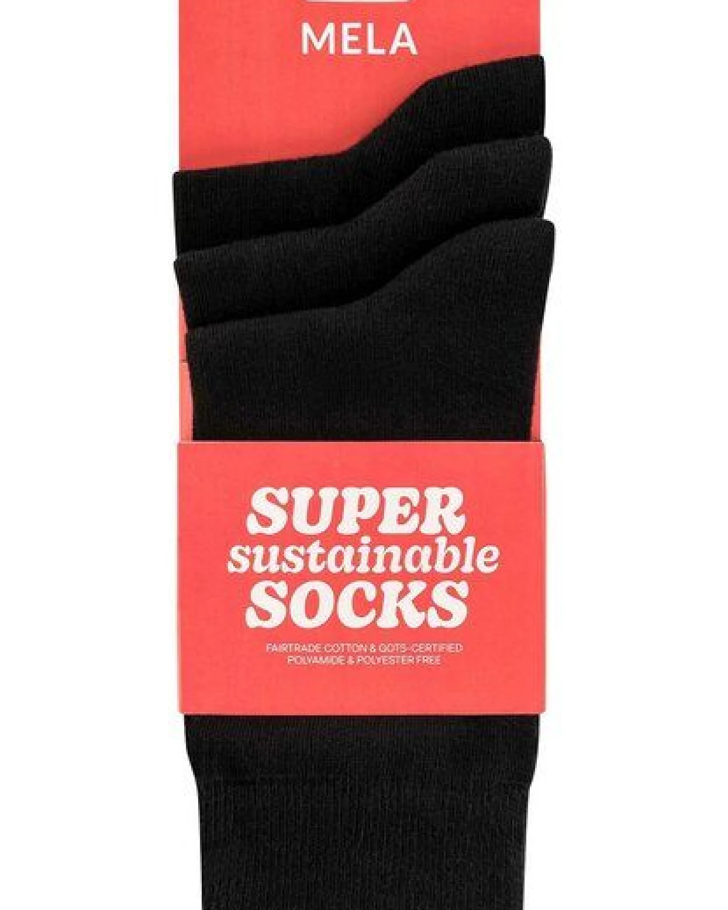 MELA Basic Socken 3 Paare aus 100% Bio-Baumwolle – Ansicht 2