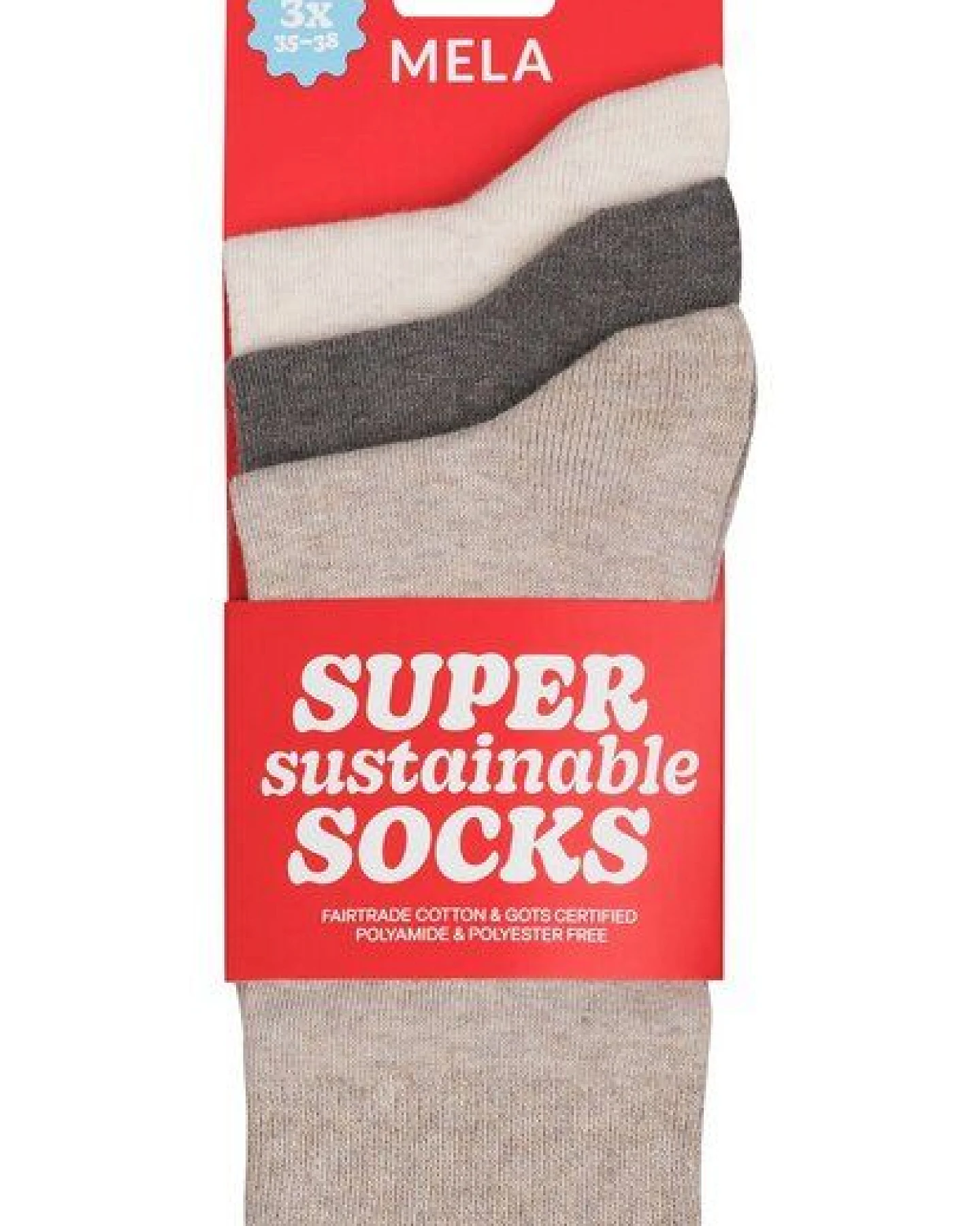 Socken 3 Paare Basic – Ansicht 2