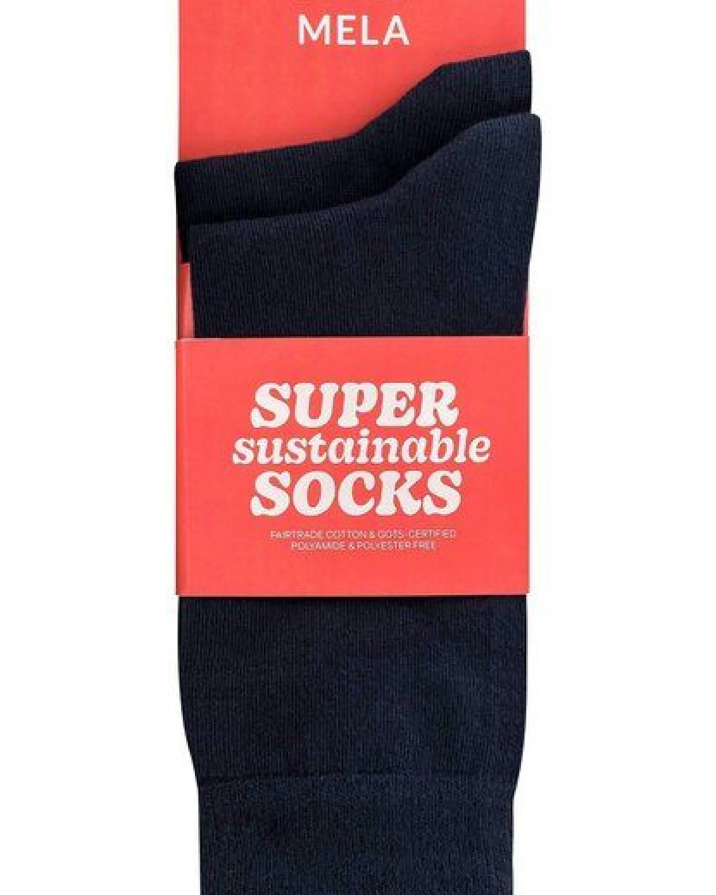 MELA Basic Socken 2 Paare aus 100% Bio-Baumwolle – Ansicht 2