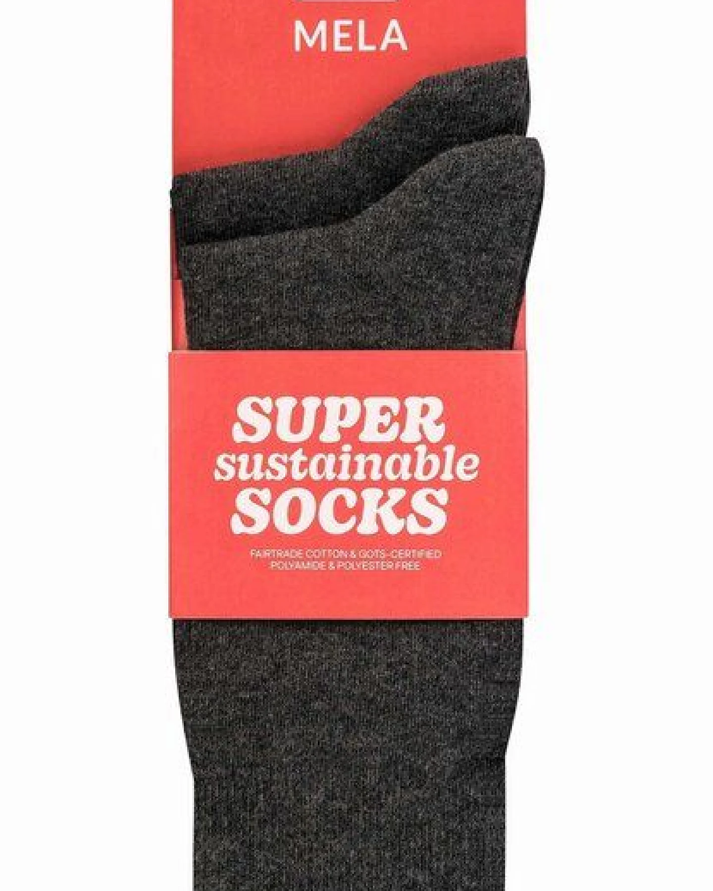 MELA Basic Socken 2 Paare aus 100% Bio-Baumwolle – Ansicht 2