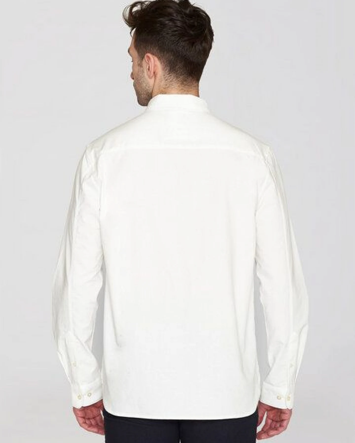 KnowledgeCotton Apparel Oxford Hemd - HARALD small owl oxford regular fit shirt - aus Bio-Baumwolle – Ansicht 2