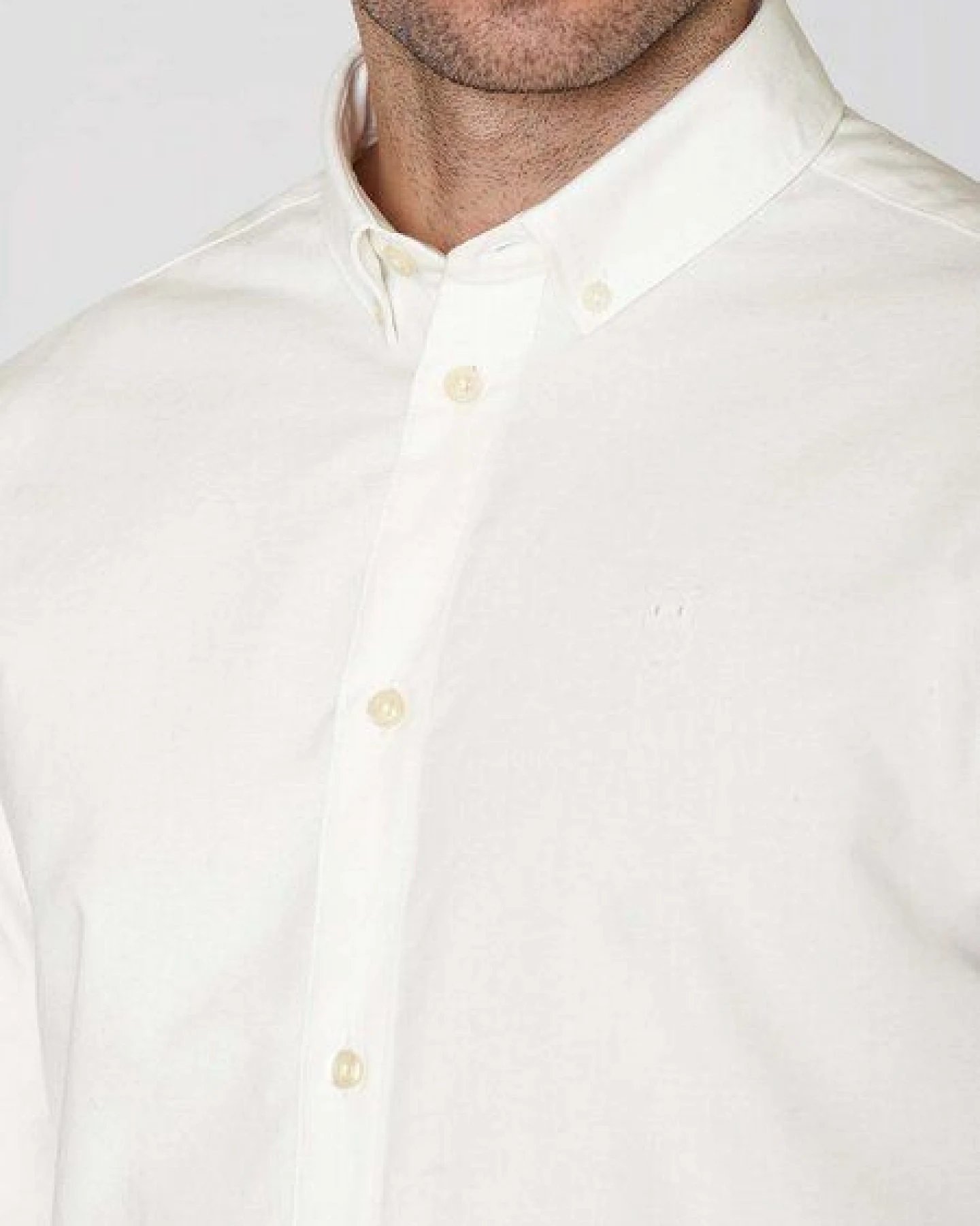 KnowledgeCotton Apparel Oxford Hemd - HARALD small owl oxford regular fit shirt - aus Bio-Baumwolle – Ansicht 3