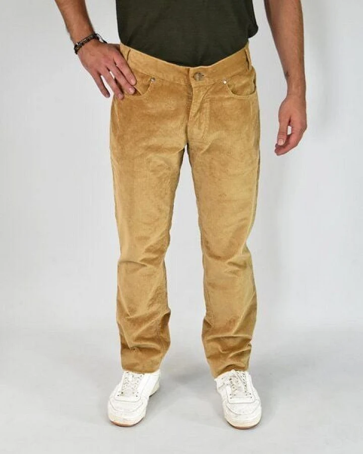 Aatise Herrenhose Zanzibar mid-raise aus stretch Bio-Cord