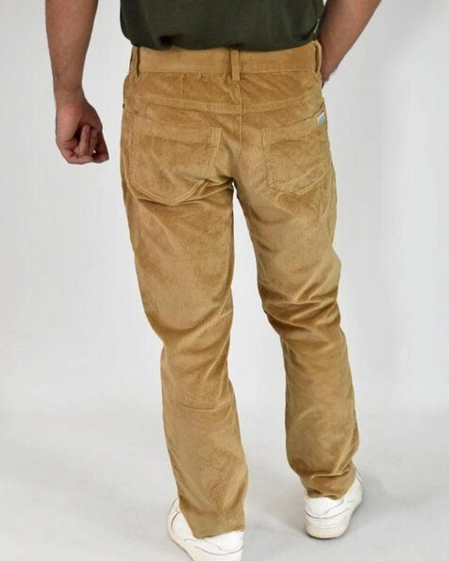 Aatise Herrenhose Zanzibar mid-raise aus stretch Bio-Cord – Ansicht 3