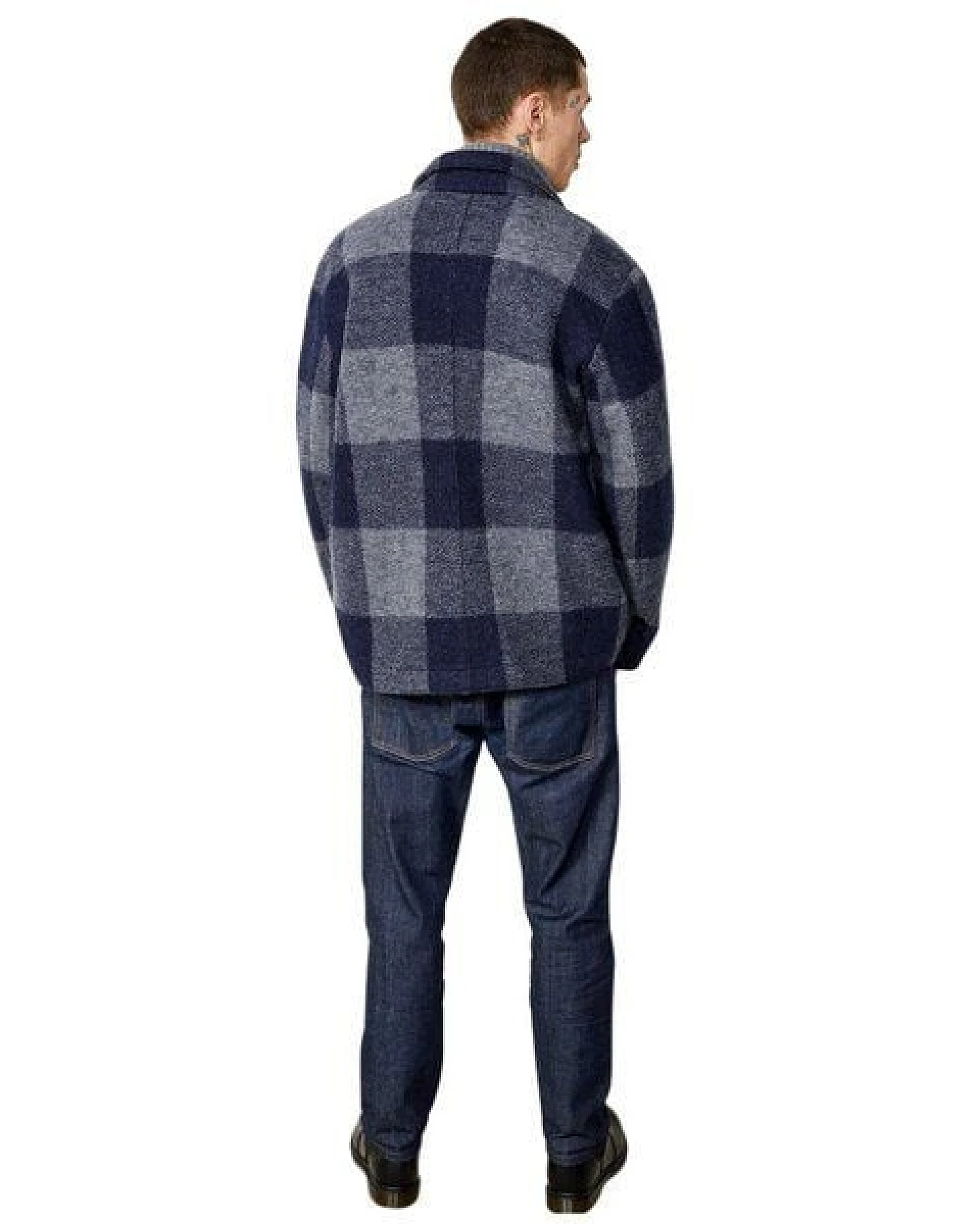 LangerChen Workwear-Jacke - Jacket Torreon Check - mit Bio-Wolle – Ansicht 3