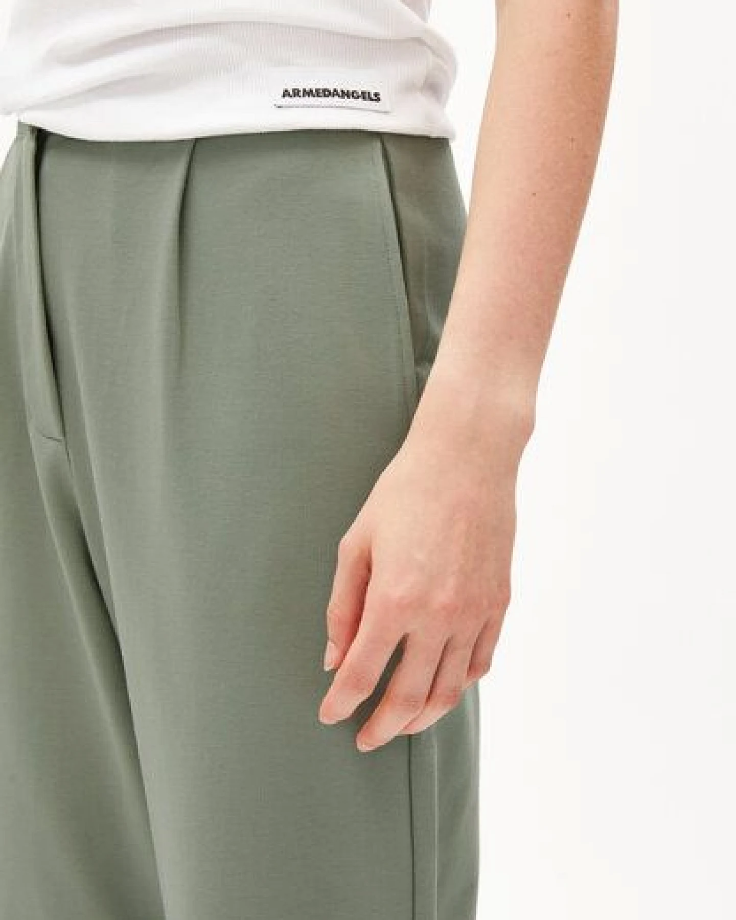ARMEDANGELS LINAA LOU - Damen Jerseyhose aus Bio-Baumwoll Mix – Ansicht 3