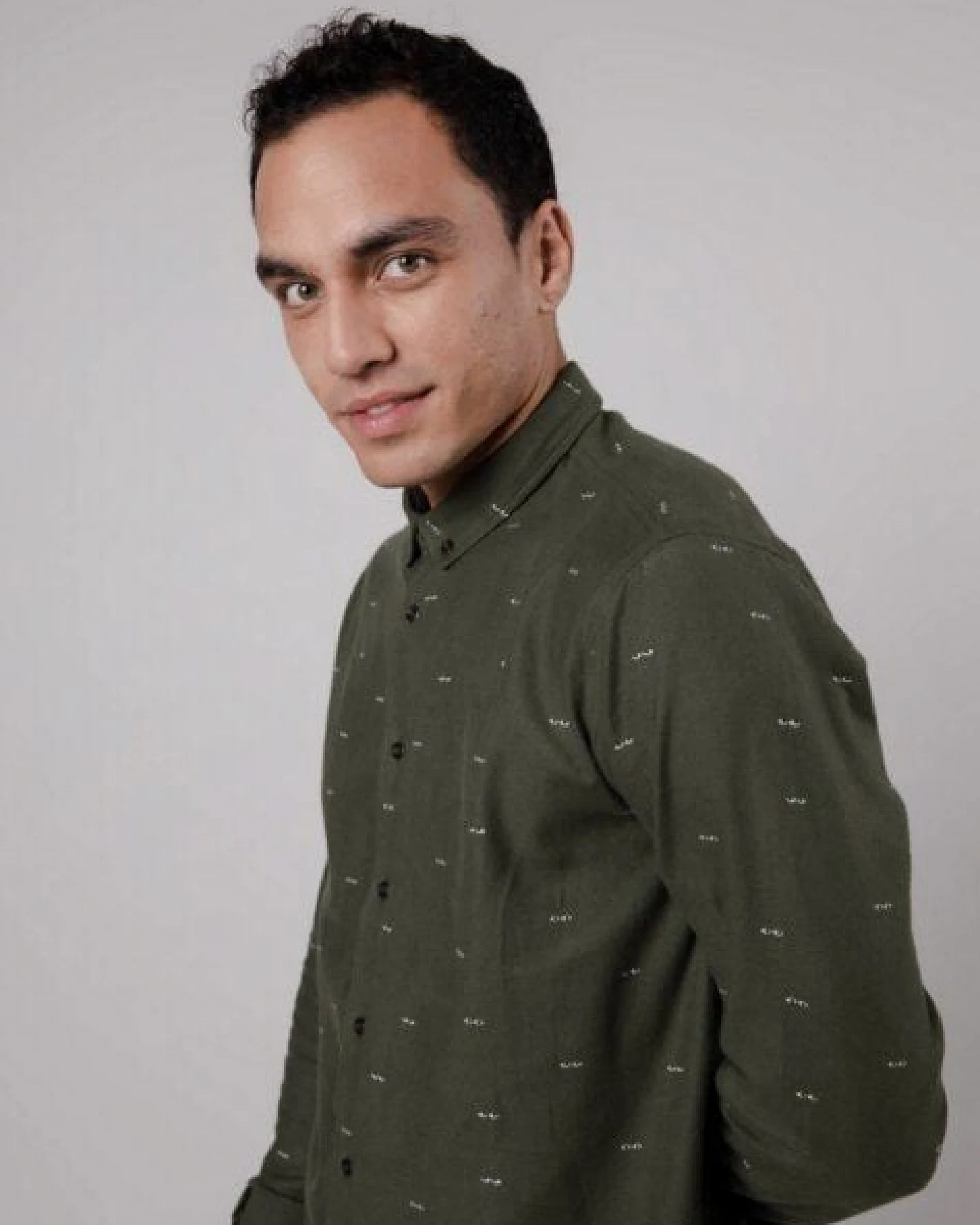 Brava Fabrics Eyes Flannel Regular Shirt Kakhi – Ansicht 3
