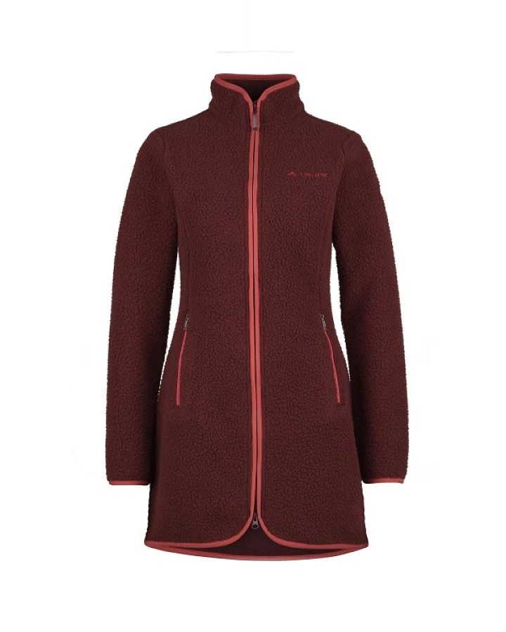 Vaude - Women's Punaka Fleece Coat - Mantel Gr 34 rot