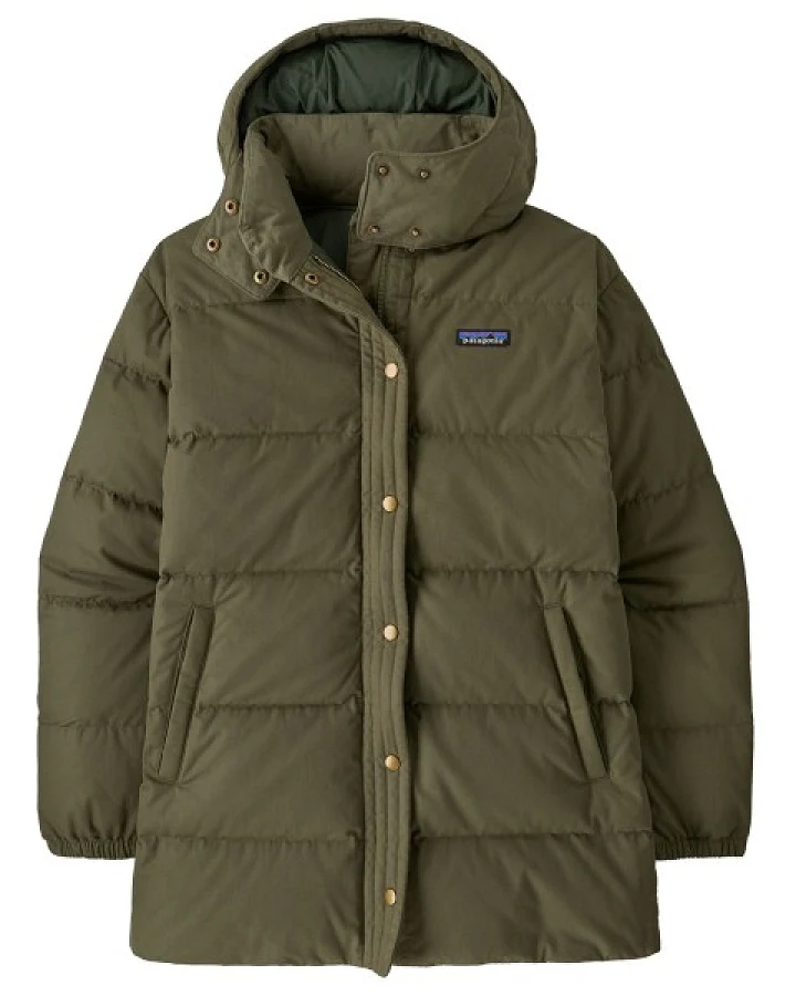 Patagonia - Women's Cotton Down Parka - Mantel Gr L oliv