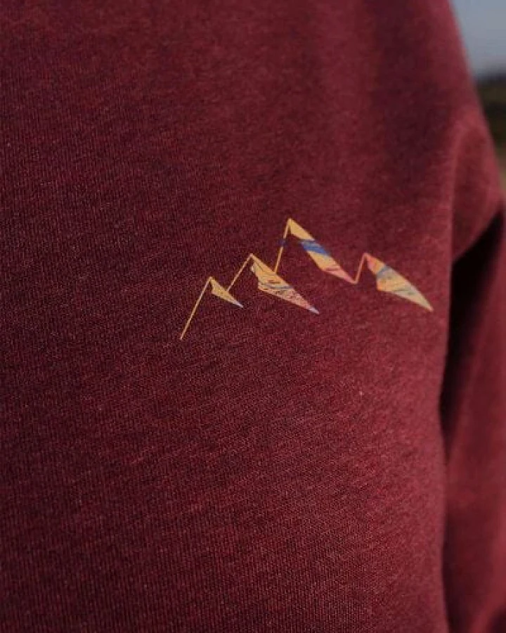 Kultgut Biofair - Supersoft Sweatshirt - Pullover / Little Mountain Landscape