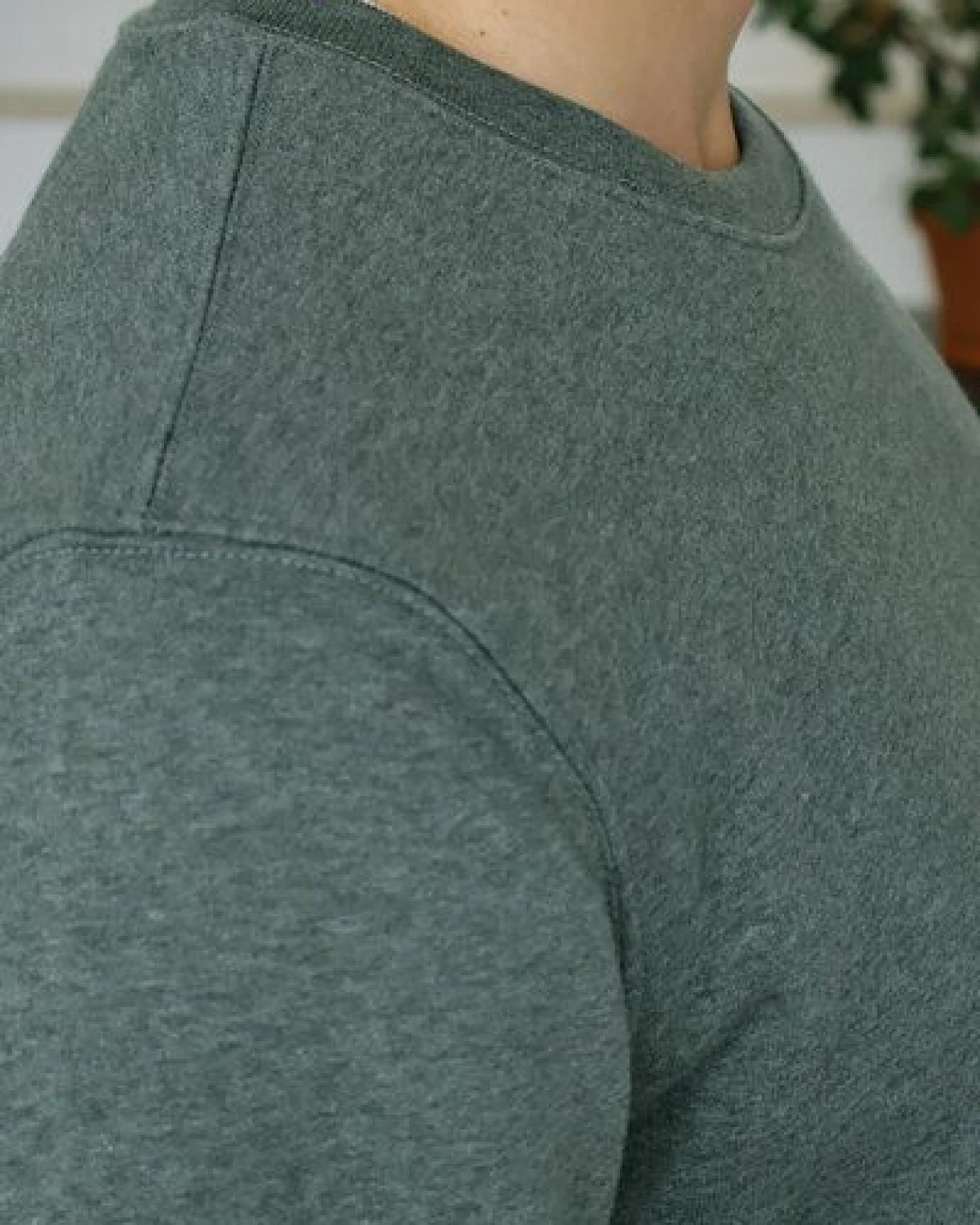 Kultgut Pro Earth - Biofair - Supersoft Sweatshirtpullover / Meliert – Ansicht 4