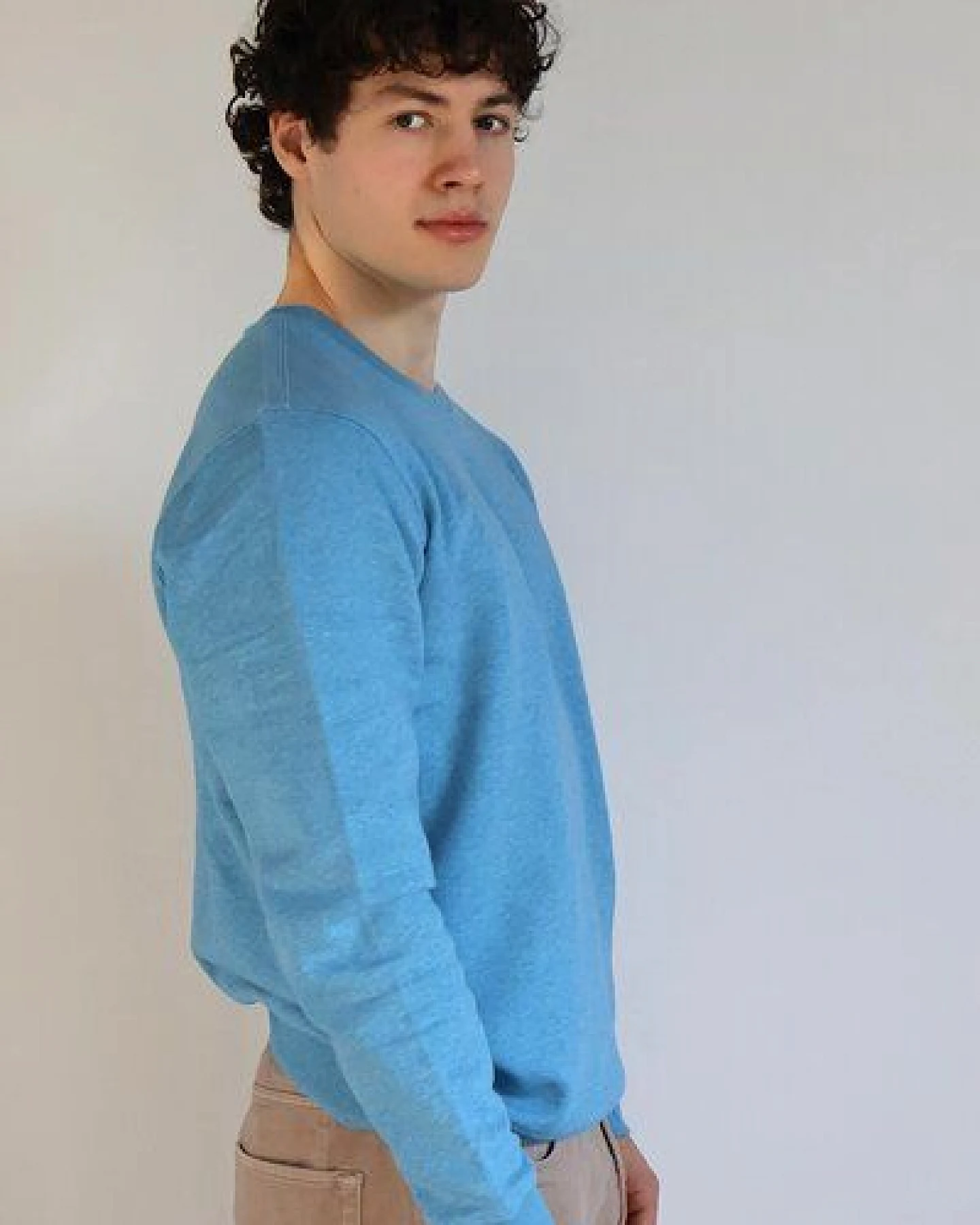 Kultgut Veganer Sweatpullover mit Recycling-Anteil / Meliert – Ansicht 4