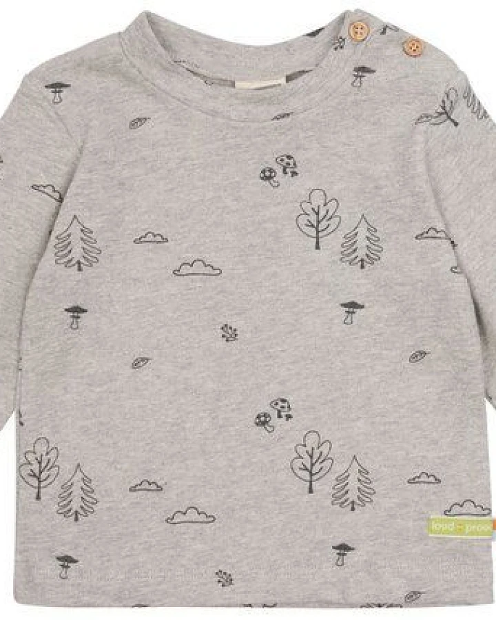 loud + proud Baby & Kinder Shirt Strukturstrick, GOTS-zertifiziert
