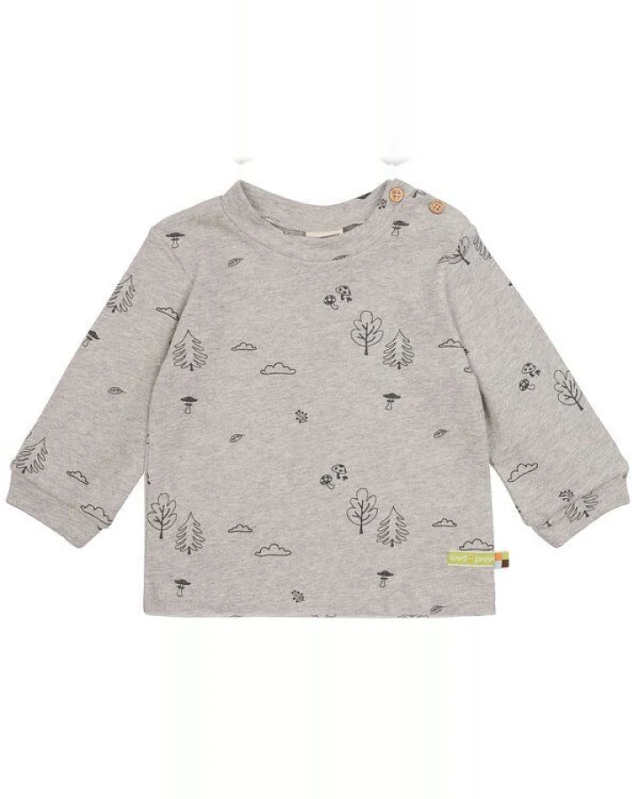 loud + proud Baby & Kinder Shirt Strukturstrick, GOTS-zertifiziert