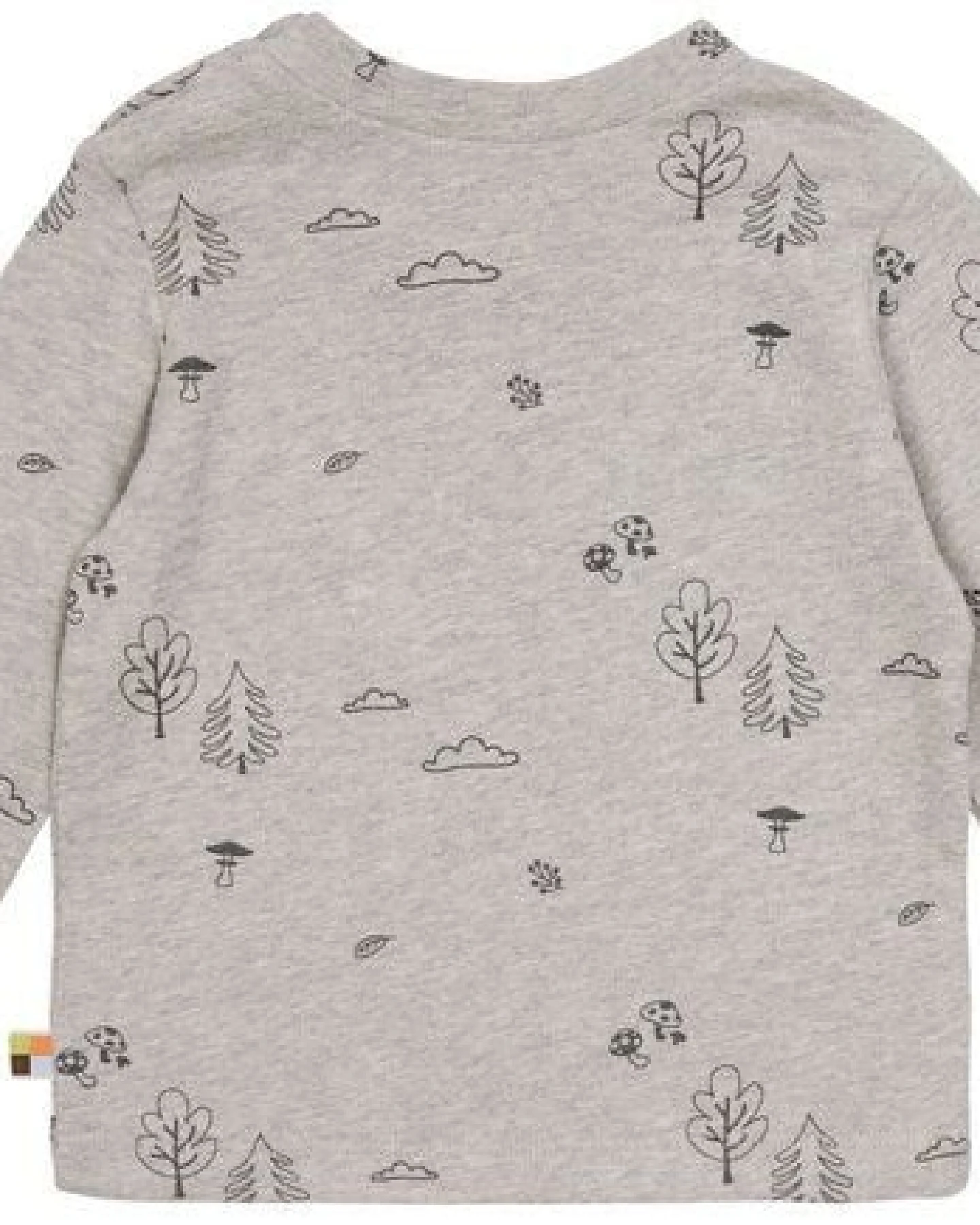loud + proud Baby & Kinder Shirt Strukturstrick, GOTS-zertifiziert – Ansicht 2