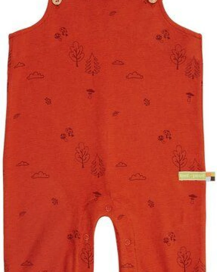 loud + proud Baby & Kinder Latzhose Strukturstrick, GOTS-zertifiziert