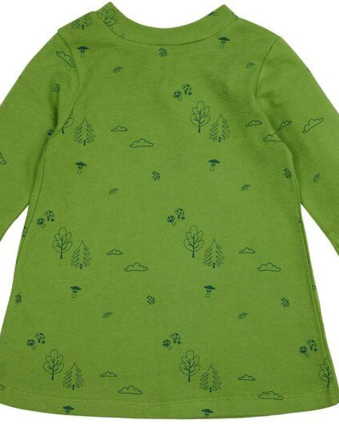 loud + proud Baby & Kinder Kleid Strukturstrick, GOTS-zertifiziert – Ansicht 2