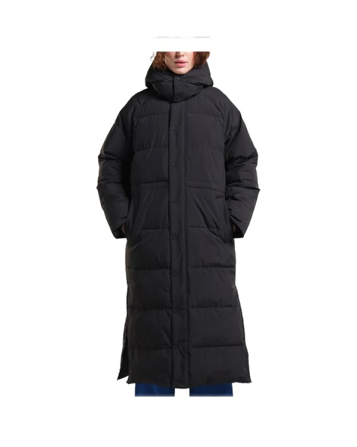 DEDICATED - Women's Long Puffer Jacket Karmas - Mantel Gr L schwarz