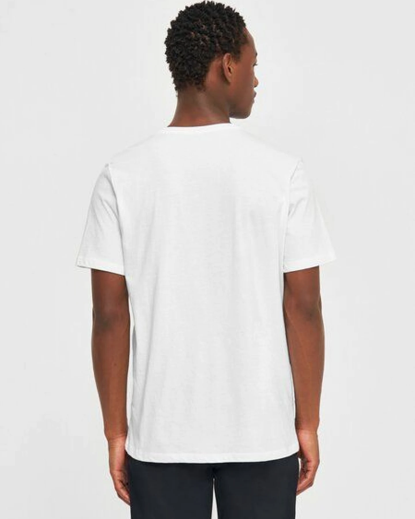 KnowledgeCotton Apparel Herren Basic Tee "AGNAR" - GOTS/Vegan – Ansicht 2